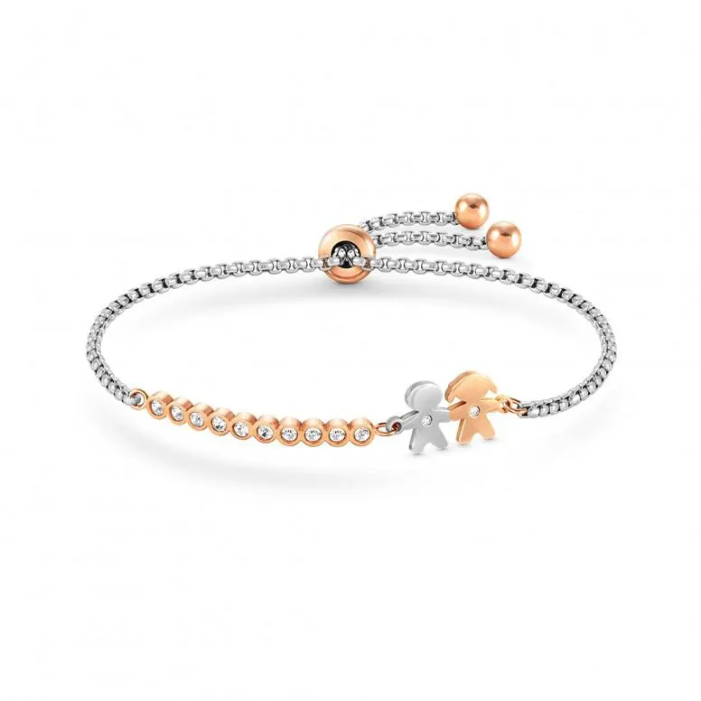 Pulsera Milleluci Niño y Niña Rose Gold