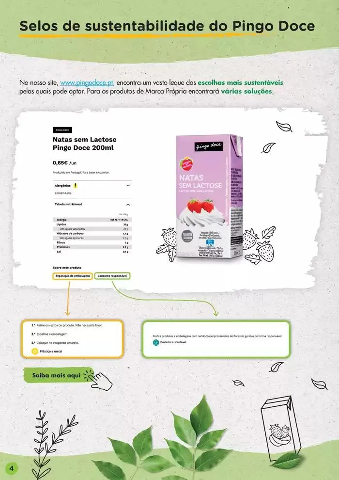 Folheto Pingo Doce Guia de Boas Práticas Ambientais de 17 de dezembro até 17 de janeiro 2025 - Pagina 4