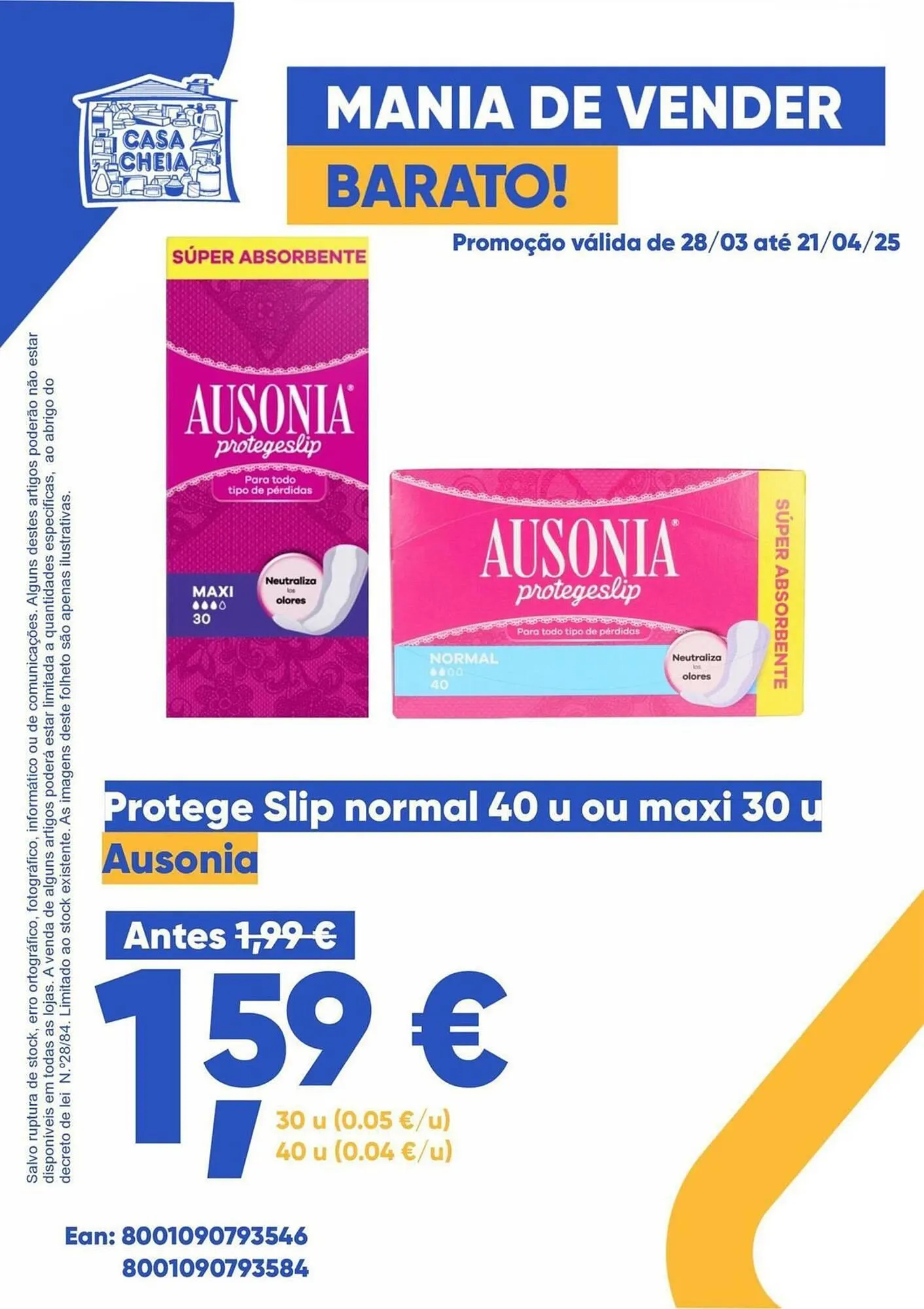 Folheto Folheto Casa Cheia de 31 de março até 21 de abril 2025 - Pagina 1