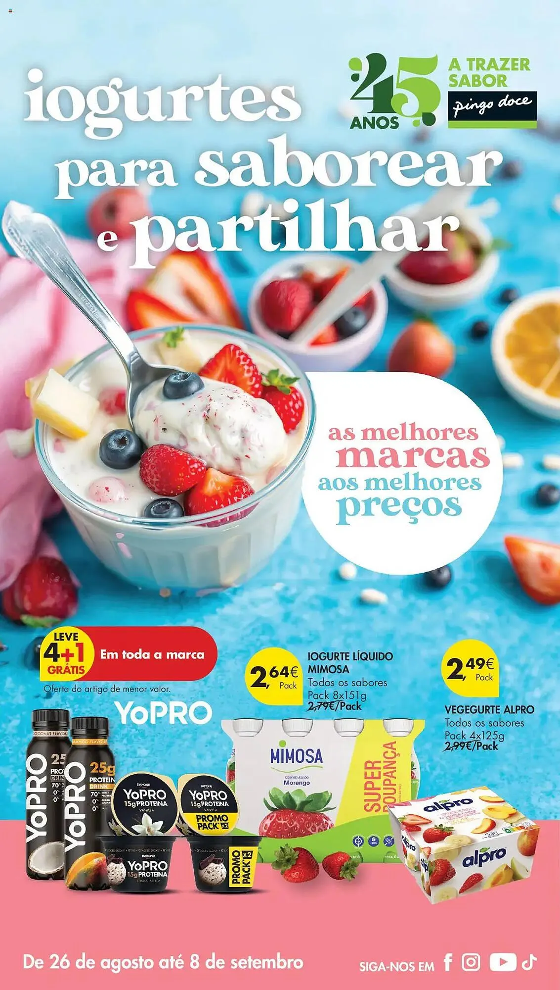Folheto Folheto Pingo Doce de 26 de agosto até 9 de setembro 2025 - Pagina 1