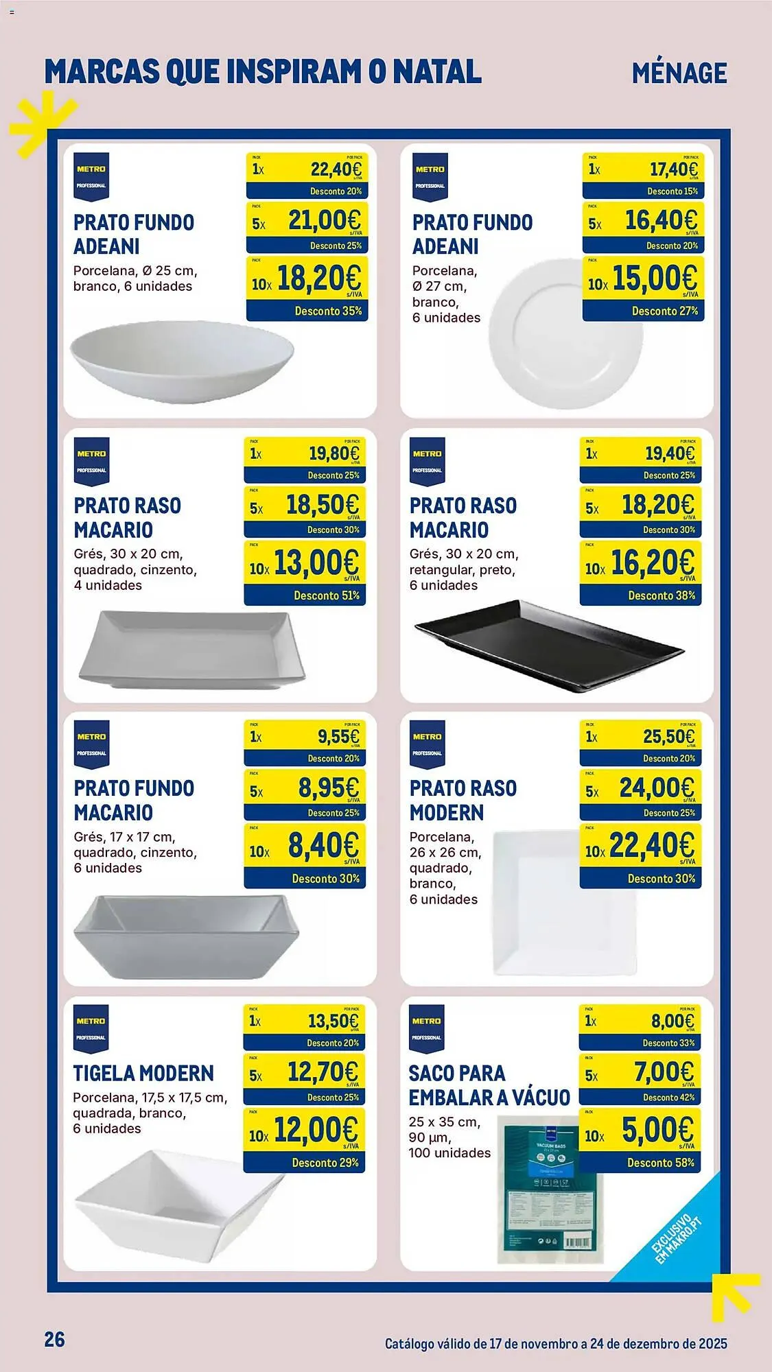 Folheto Catálogo Makro de 17 de novembro até 25 de dezembro 2025 - Pagina 26