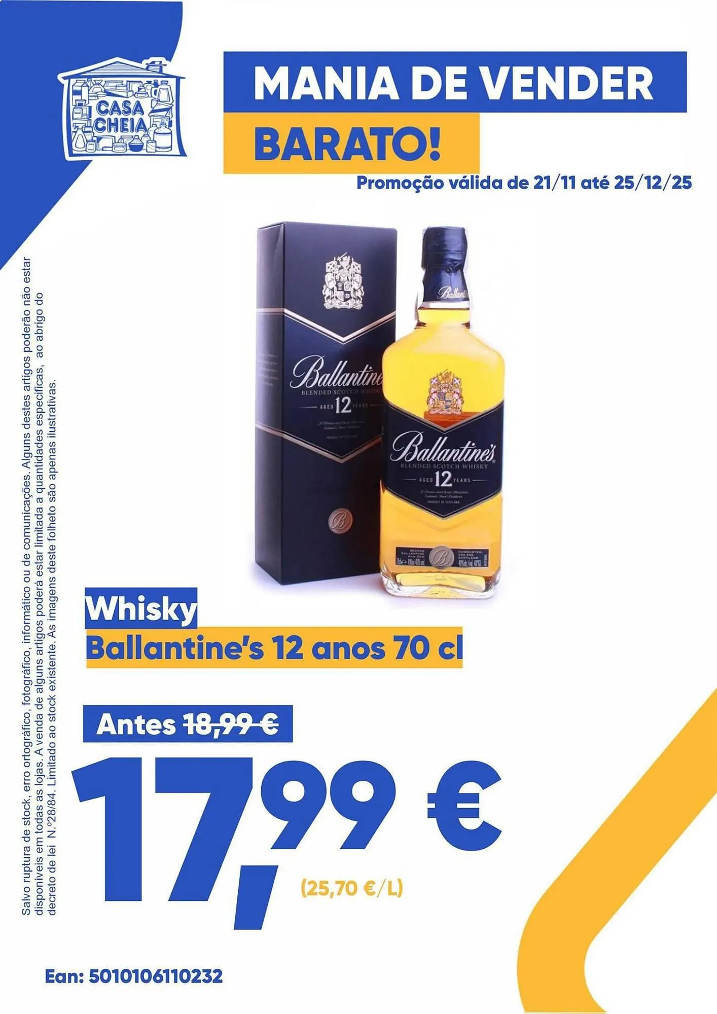 Folheto Folheto Casa Cheia de 21 de novembro até 31 de dezembro 2025 - Pagina 1