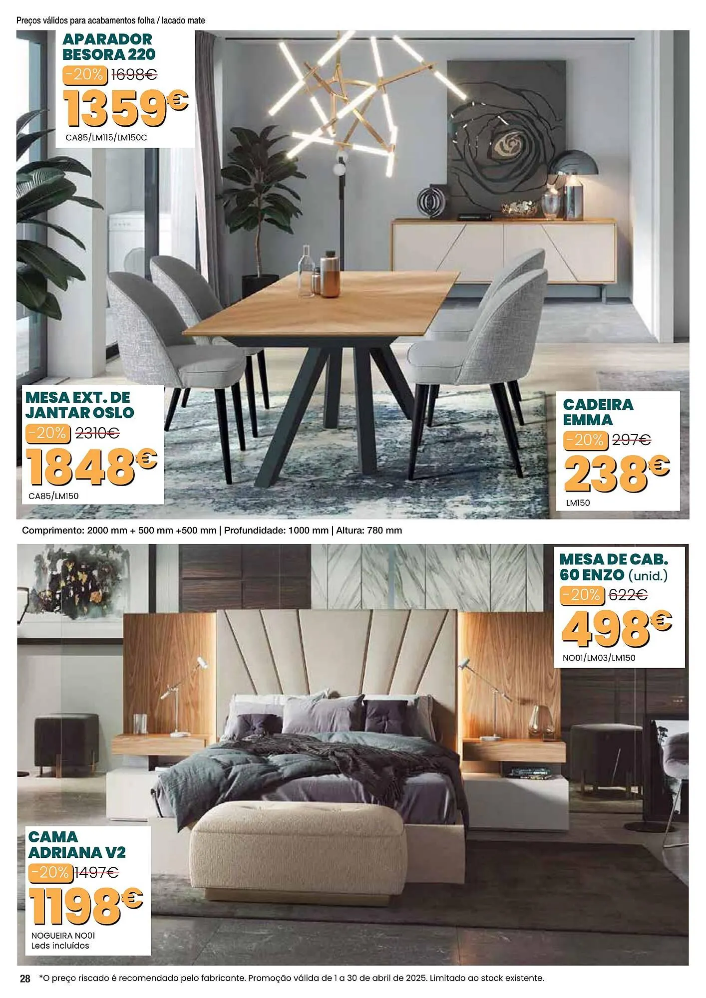 Folheto Folheto Hiper Centro do Móvel de 1 de abril até 30 de abril 2025 - Pagina 28