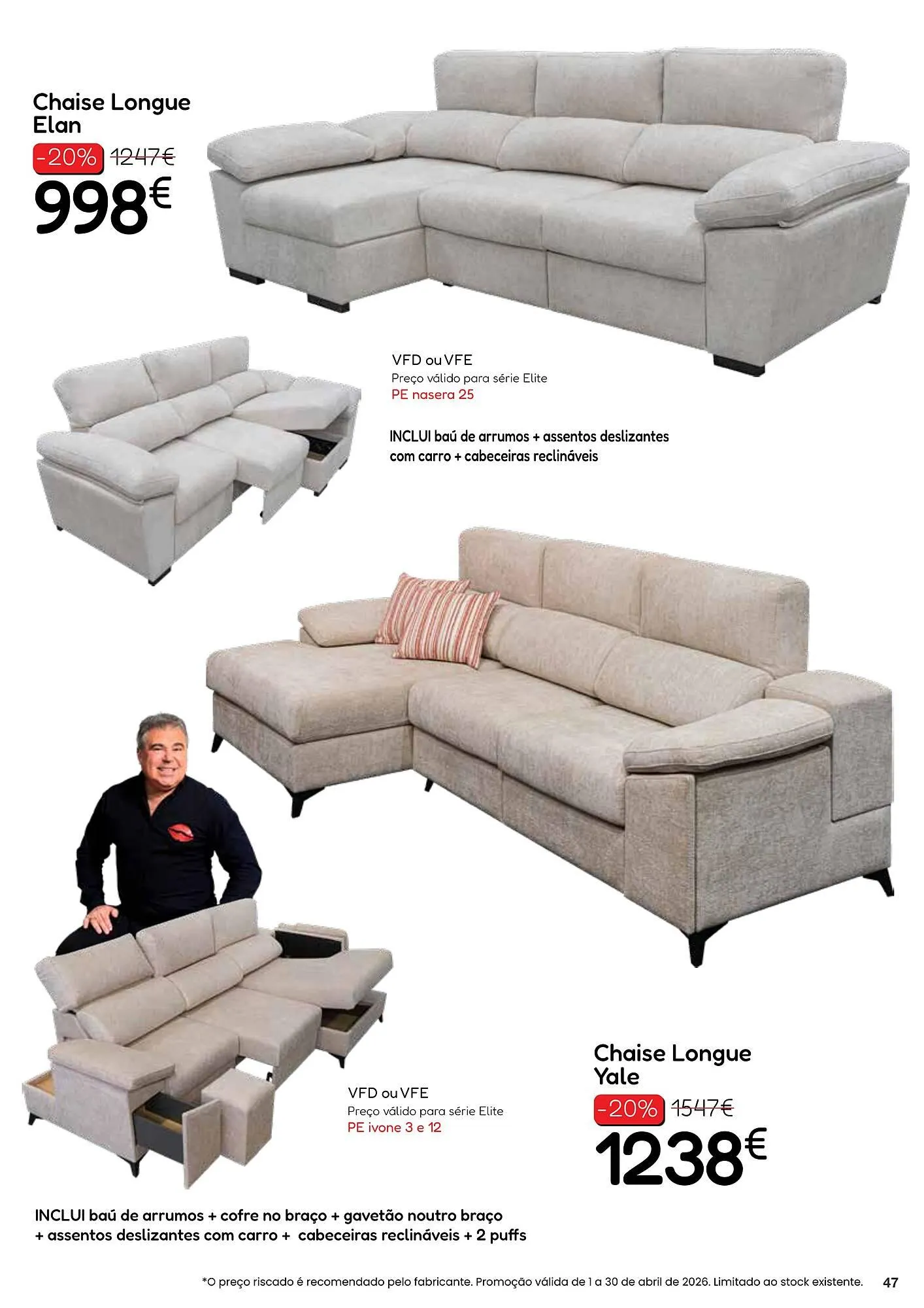 Folheto Folheto Hiper Centro do Móvel de 13 de abril até 30 de abril 2026 - Pagina 47