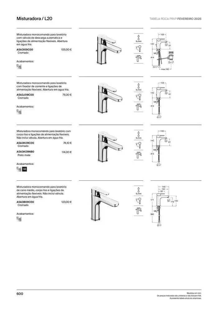 Folheto Soluções de Banho  de 6 de janeiro até 31 de dezembro 2025 - Pagina 602