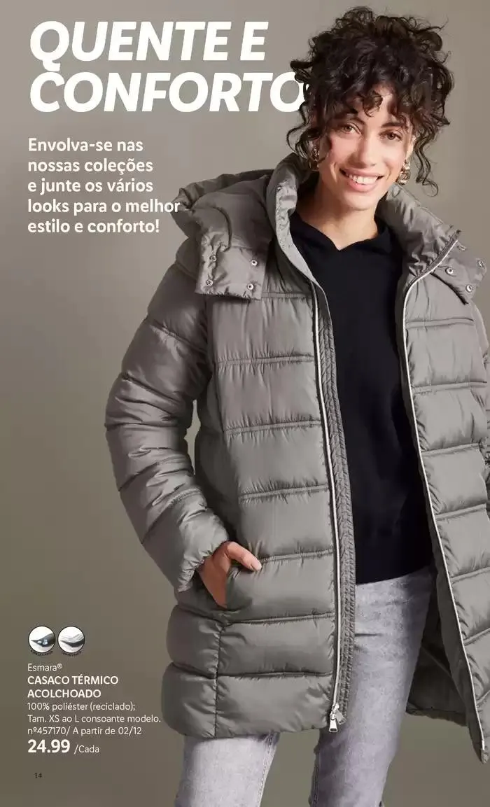 Folheto Esmara de 2 de dezembro até 22 de janeiro 2025 - Pagina 14