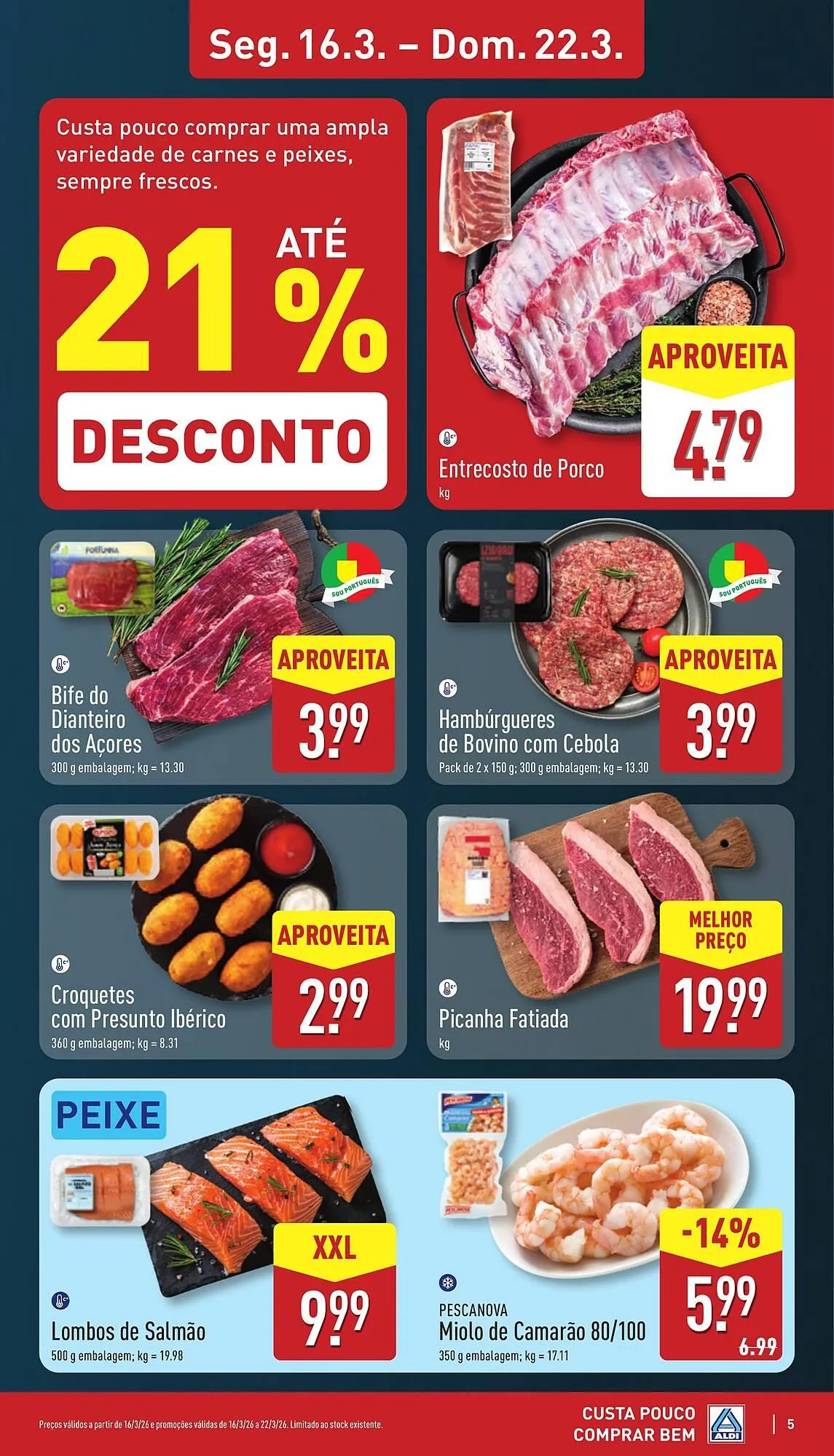 Folheto Folheto ALDI de 16 de março até 22 de março 2026 - Pagina 5