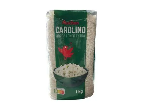 arroz carolino auchan extra longo 1kg