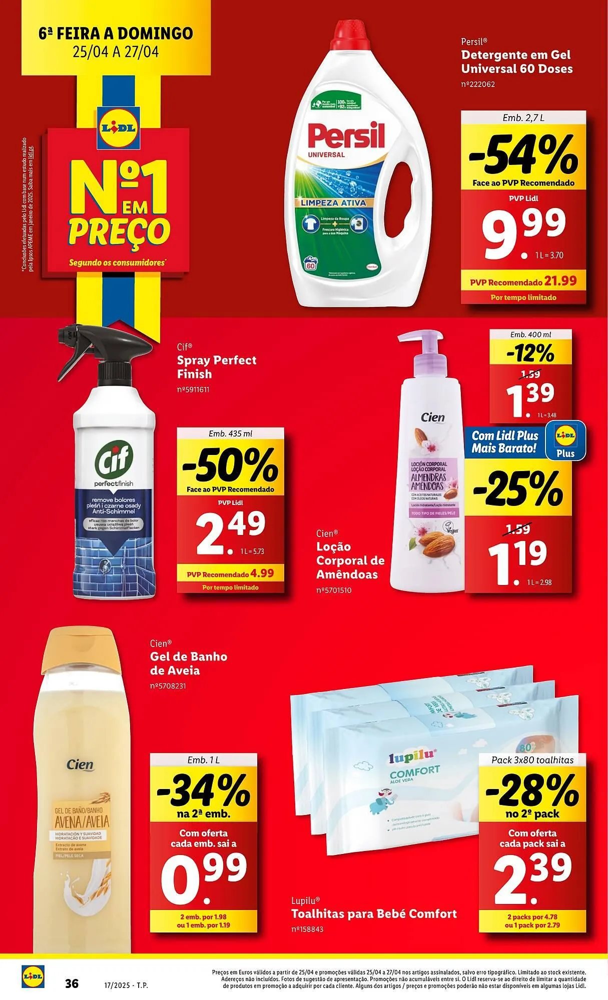 Folheto Folheto Lidl de 21 de abril até 27 de abril 2025 - Pagina 36