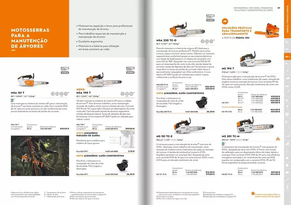 Folheto Catálogo STIHL 2025 de 29 de janeiro até 31 de dezembro 2025 - Pagina 30