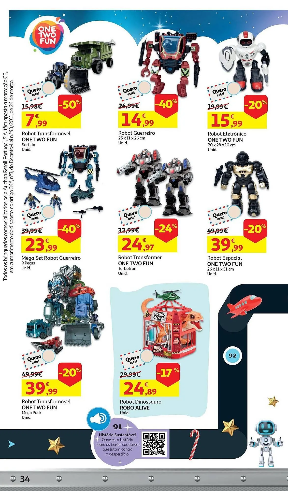 Folheto Folheto Auchan de 5 de novembro até 9 de dezembro 2025 - Pagina 34