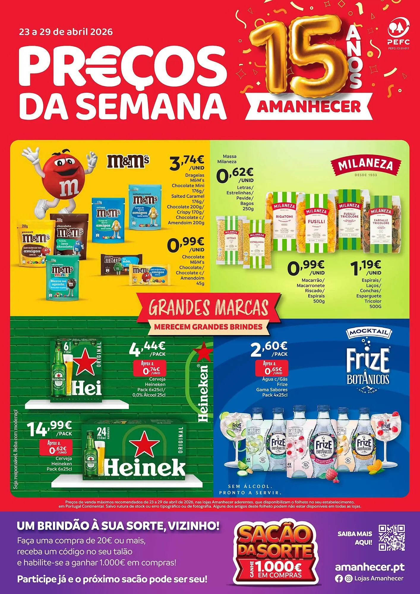 Folheto Folheto Amanhecer de 23 de abril até 29 de abril 2026 - Pagina 1