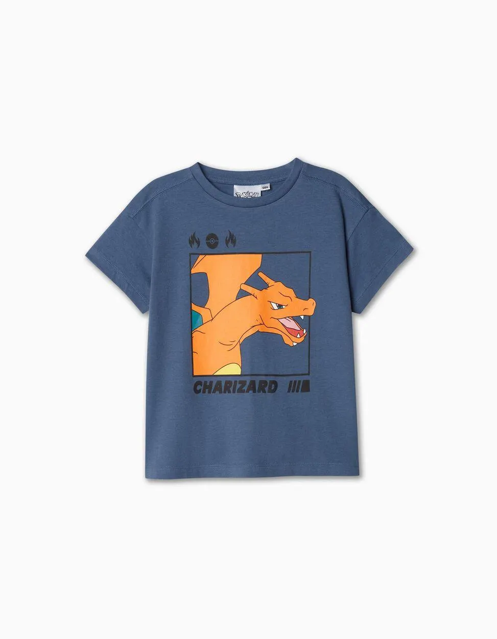 T-shirt 'Pokémon', Menino, Azul Escuro