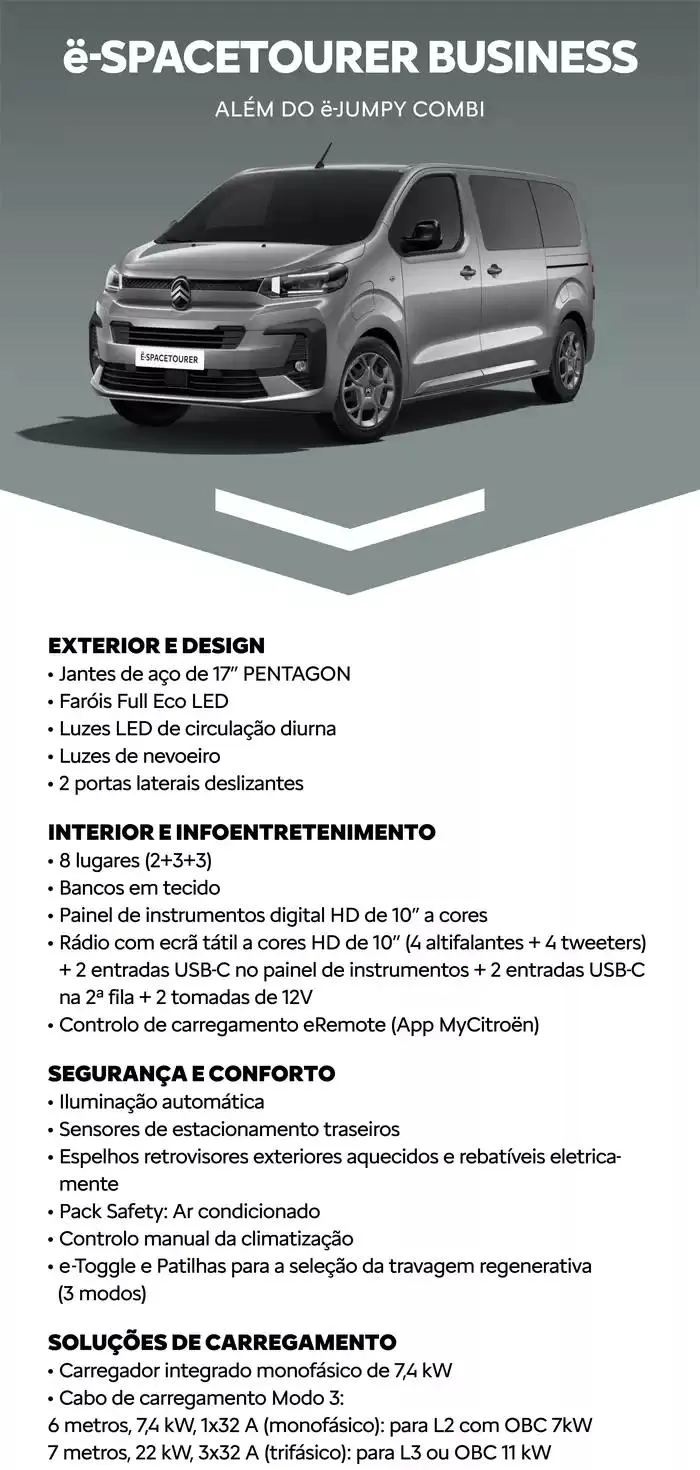 Folheto Citroen New ë-SpaceTourer de 18 de novembro até 18 de novembro 2025 - Pagina 13