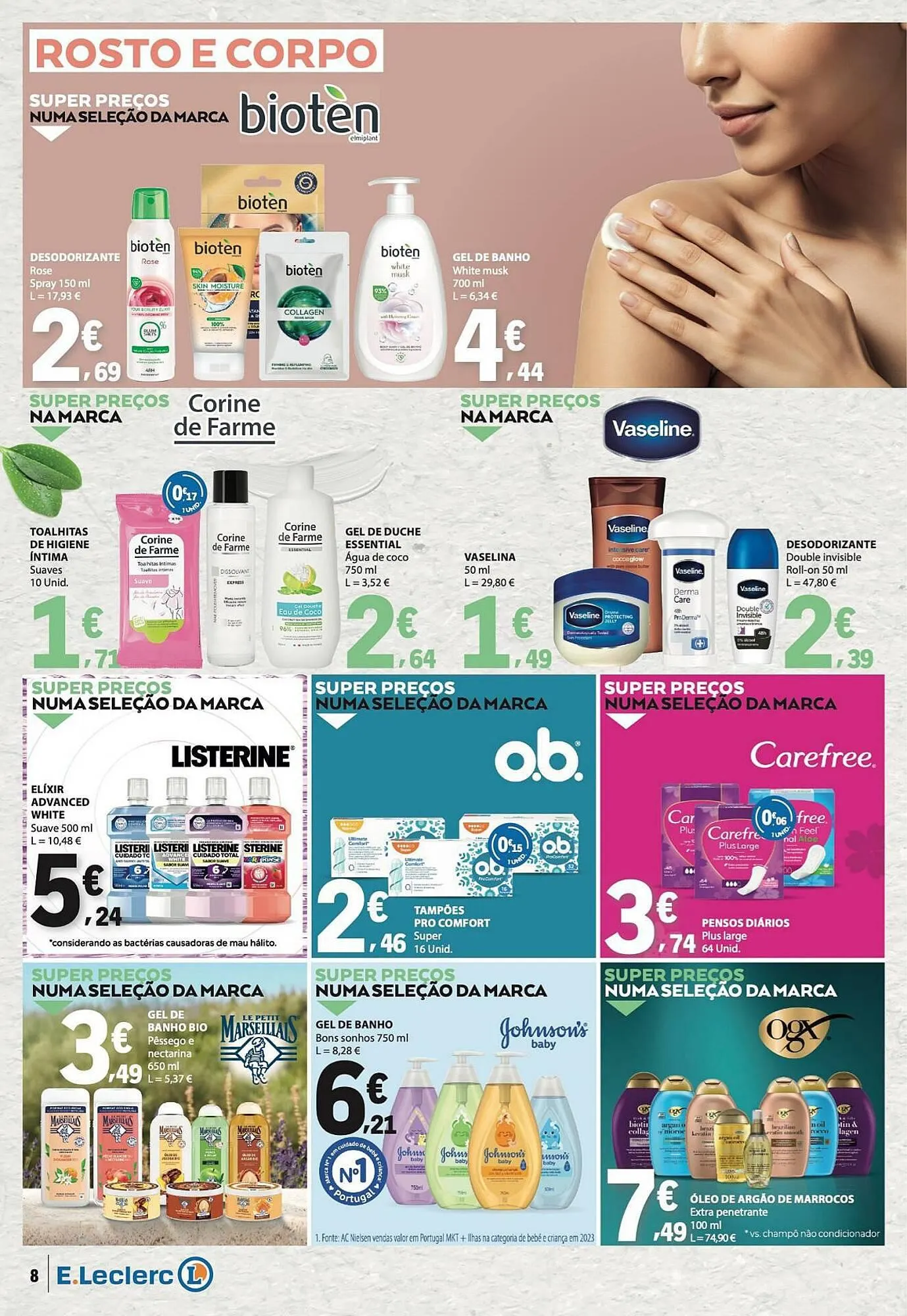 Folheto Folheto E.Leclerc de 7 de abril até 19 de abril 2026 - Pagina 8