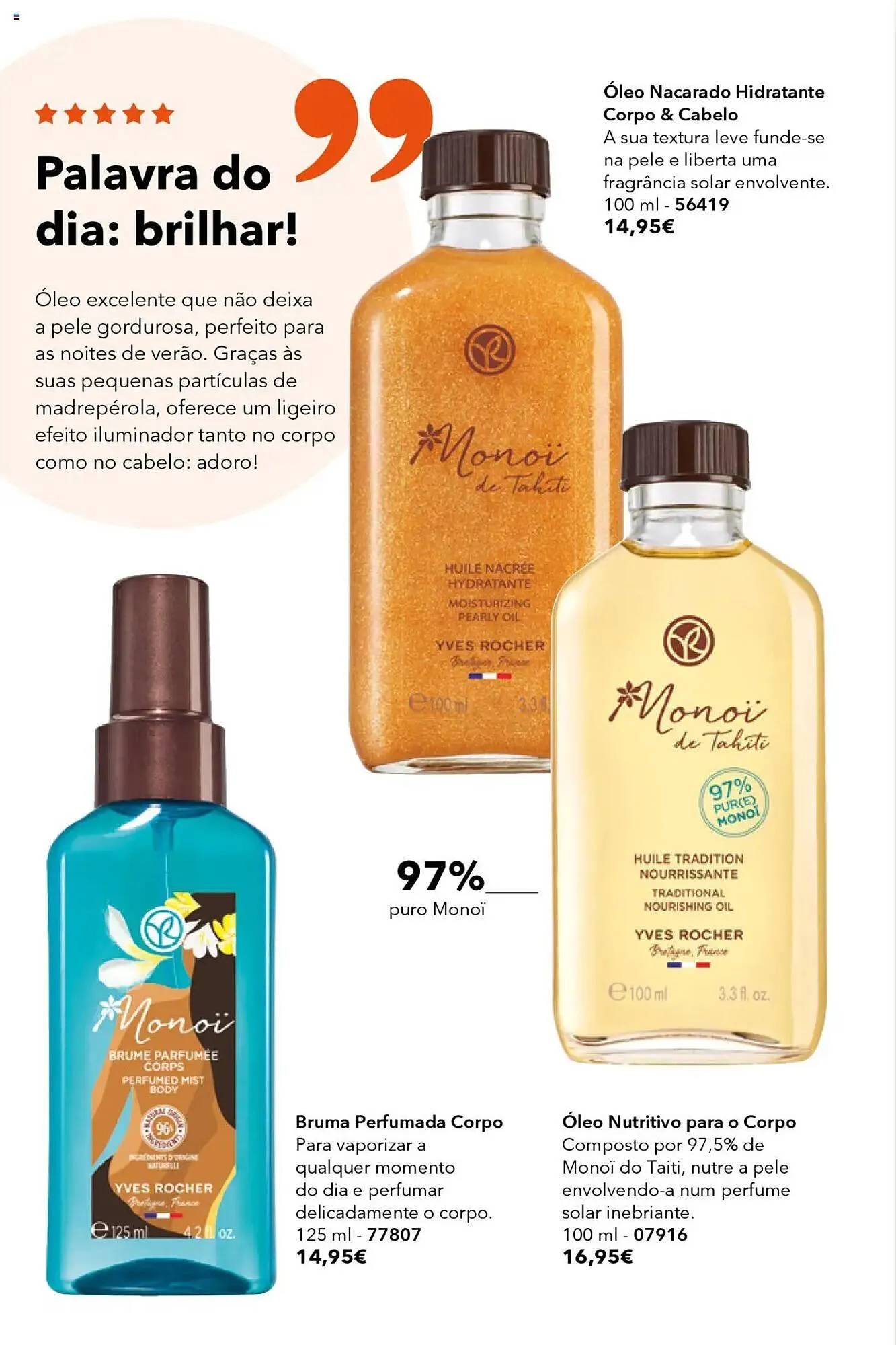 Folheto Folheto Yves Rocher de 3 de julho até 31 de julho 2025 - Pagina 74