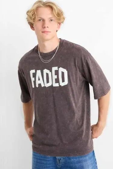 T-shirt - oversized - patterned