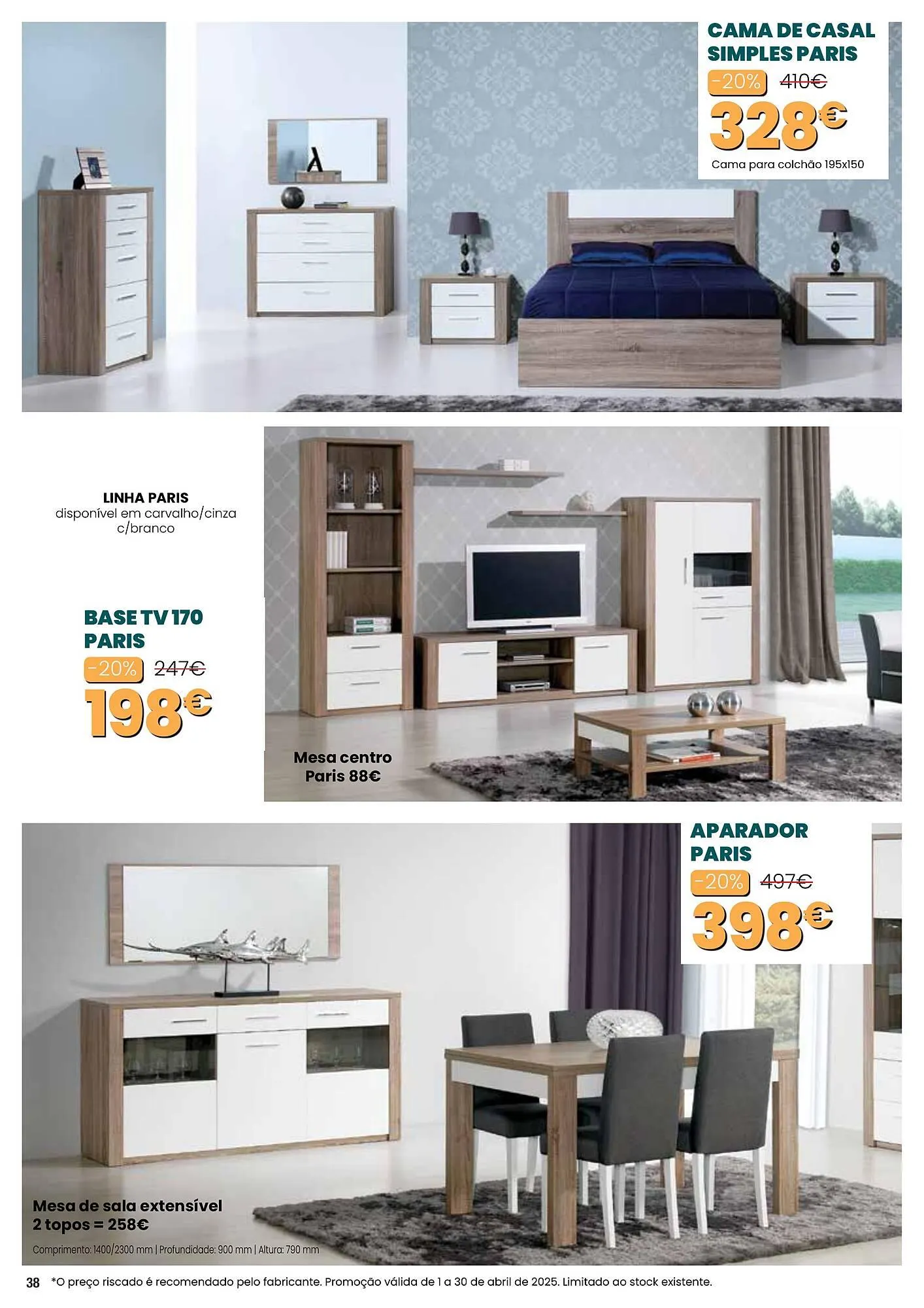 Folheto Folheto Hiper Centro do Móvel de 1 de abril até 30 de abril 2025 - Pagina 38