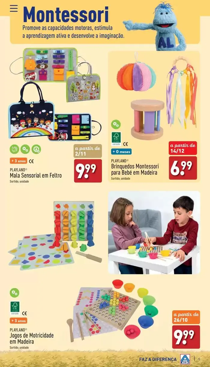 Folheto Folheto Aldi ! de 26 de outubro até 17 de dezembro 2024 - Pagina 5