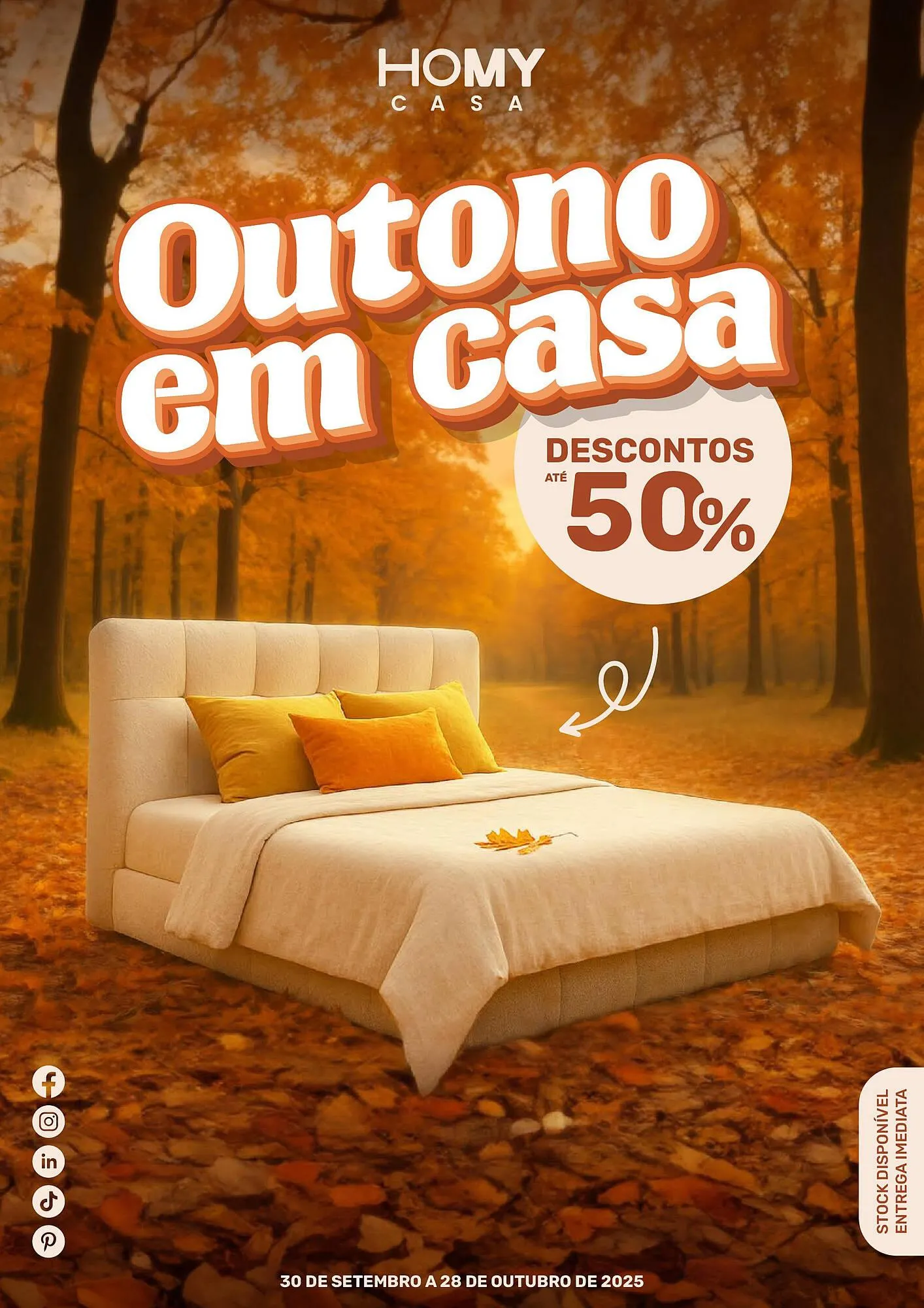 Folheto Folheto Homy Casa de 29 de setembro até 28 de outubro 2025 - Pagina 1