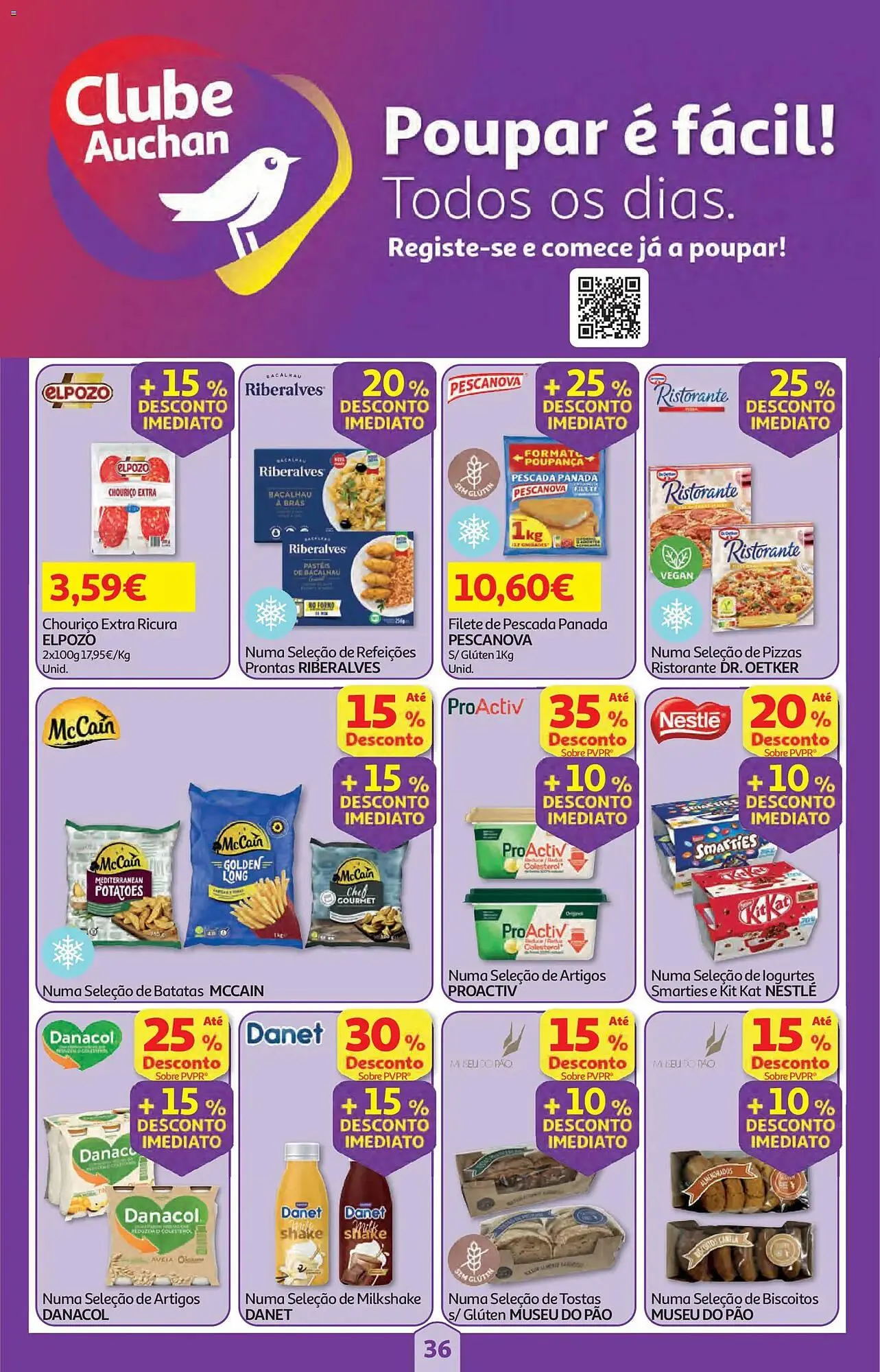 Folheto Folheto Auchan de 7 de maio até 14 de maio 2026 - Pagina 36
