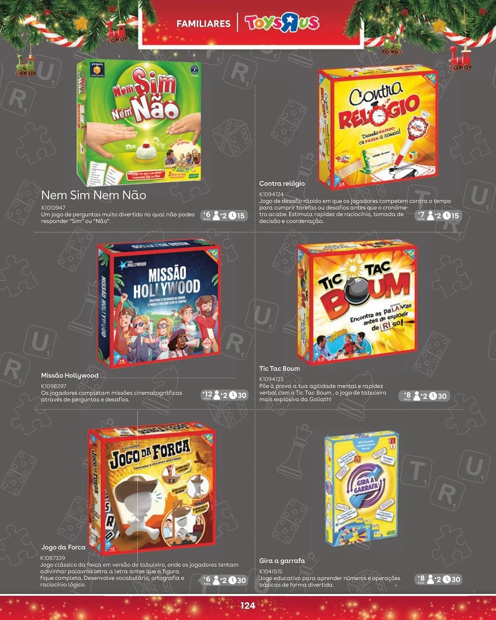 Folheto Catálogo Toys R Us de 5 de novembro até 5 de janeiro 2026 - Pagina 124