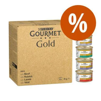 Purina Gourmet Gold 96 x 85 g latas com grande desconto!