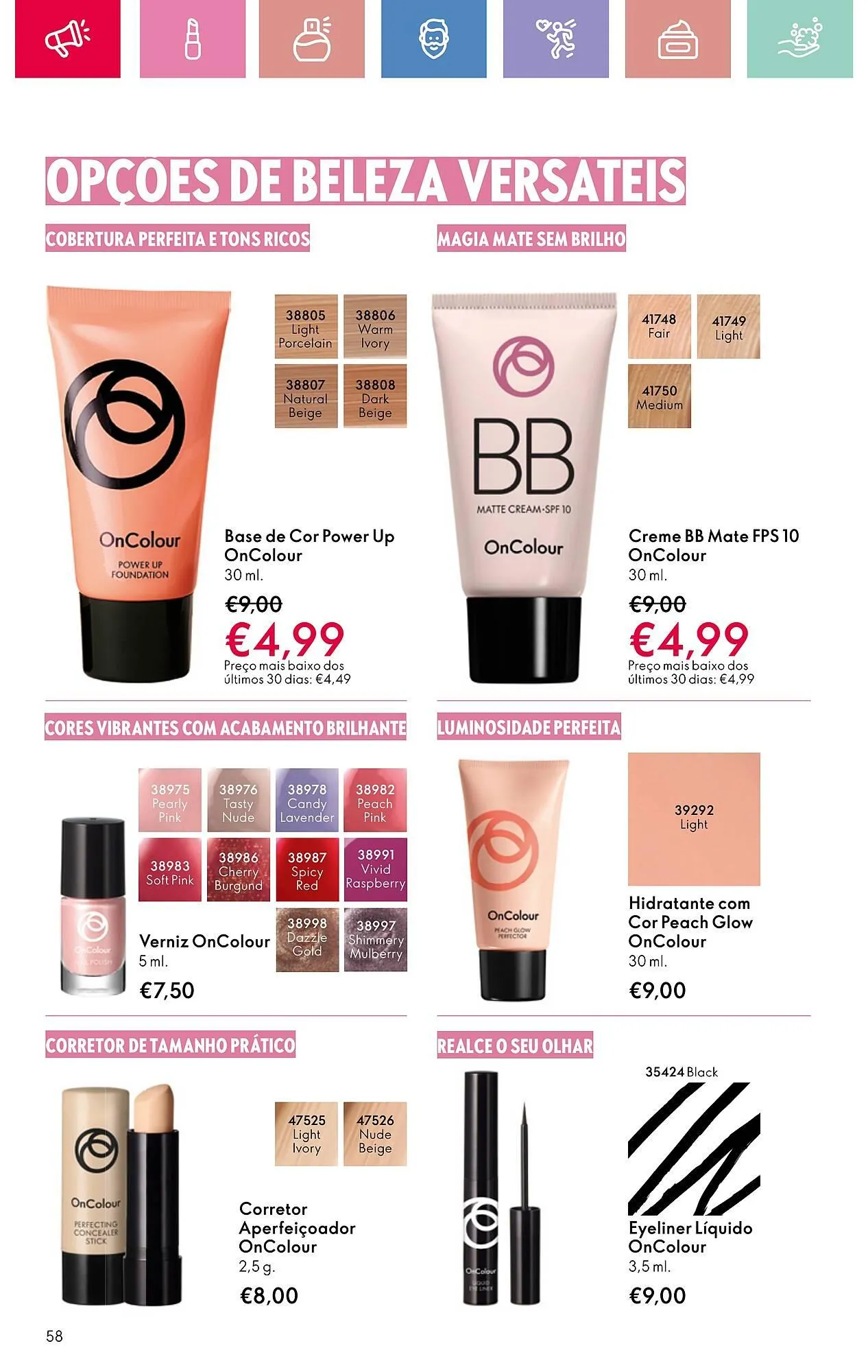 Folheto Folheto Oriflame de 13 de abril até 3 de maio 2025 - Pagina 58