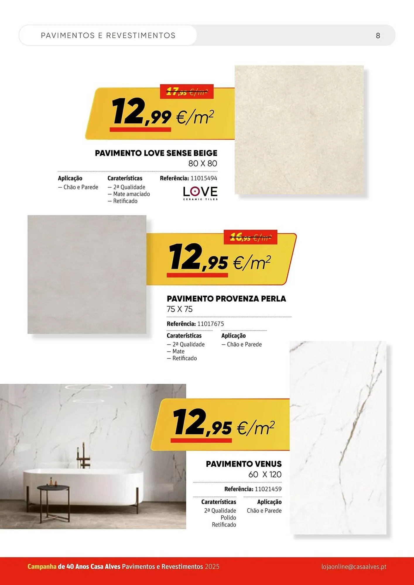 Folheto Folheto Casa Alves de 1 de abril até 31 de agosto 2025 - Pagina 8