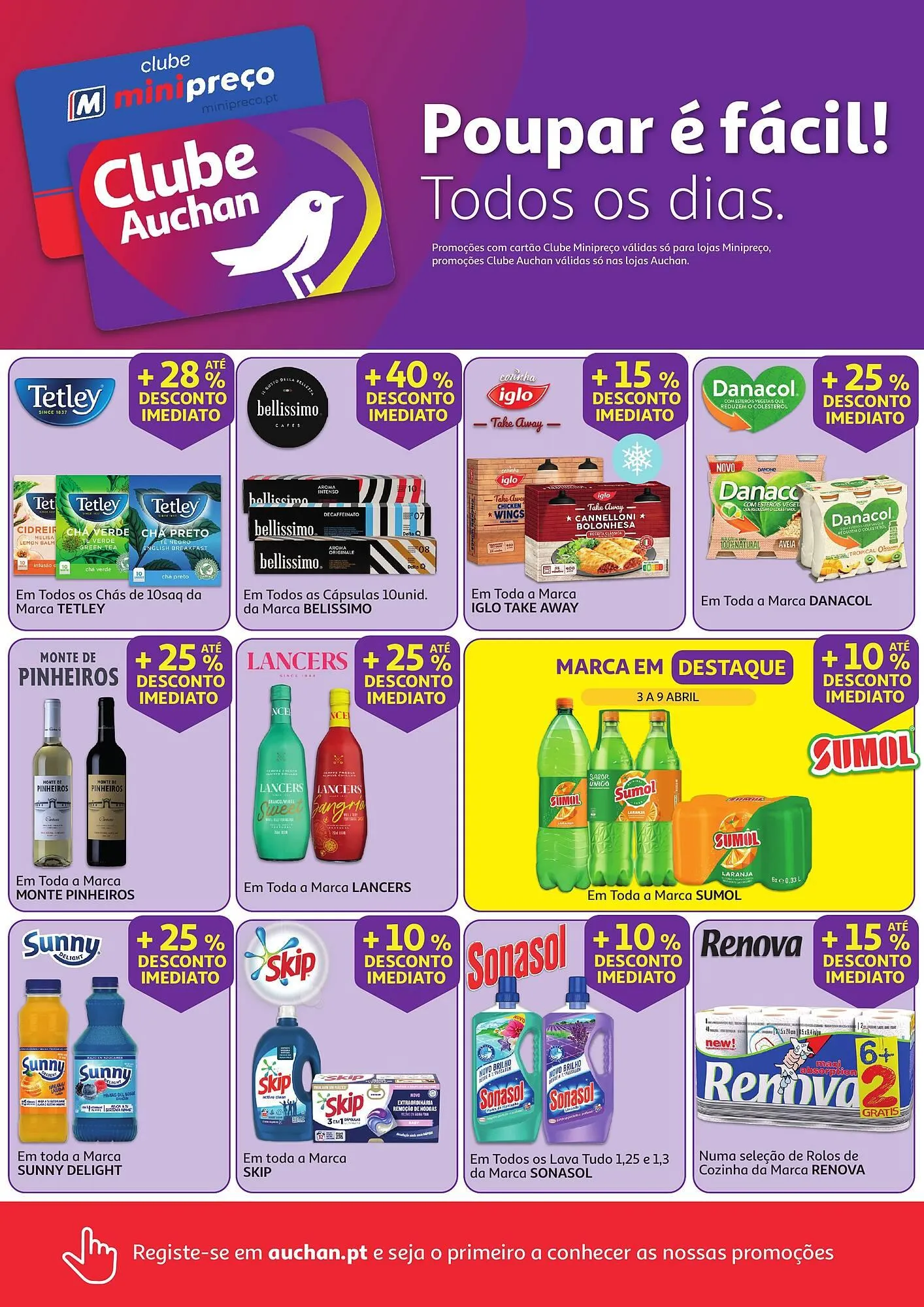 Folheto Folheto Auchan de 3 de abril até 9 de abril 2025 - Pagina 24