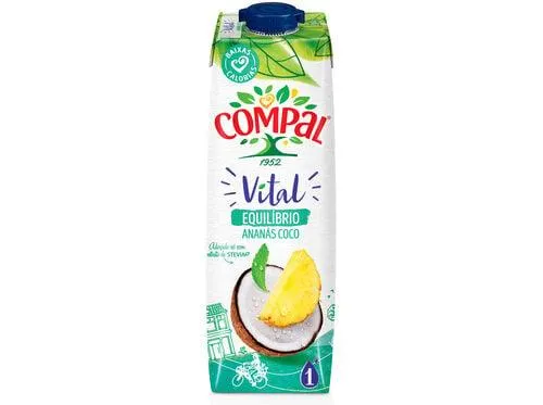 néctar light compal vital ananás e coco 1l
