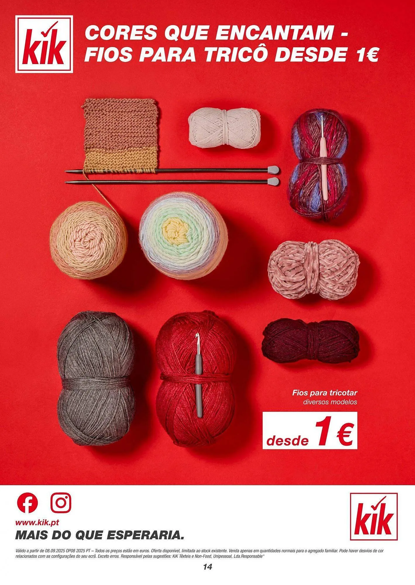 Folheto Folheto kik de 7 de setembro até 21 de setembro 2025 - Pagina 14