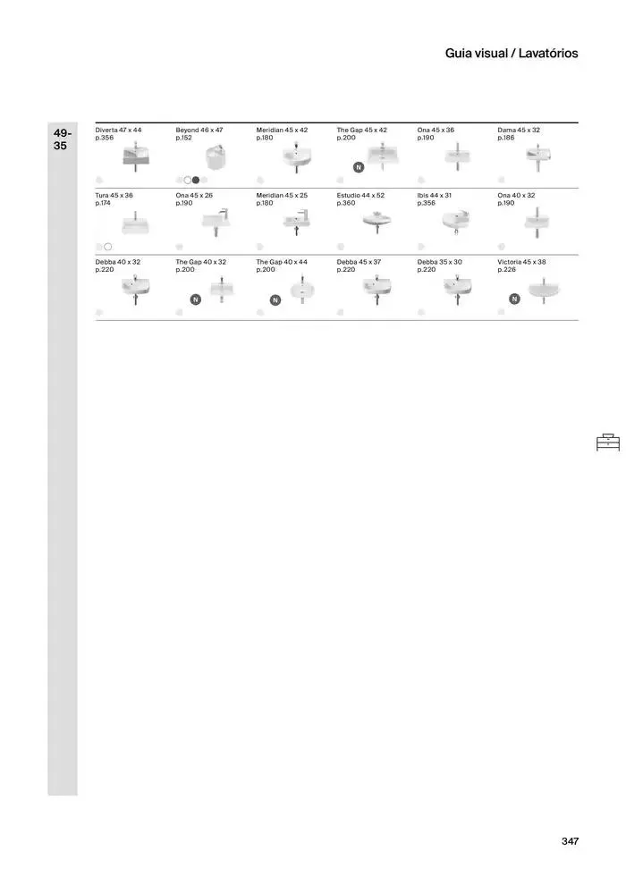 Folheto Soluções de Banho  de 6 de janeiro até 31 de dezembro 2025 - Pagina 349