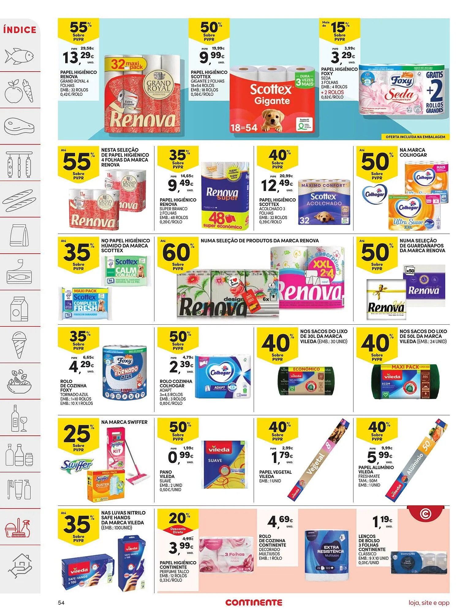 Folheto Folheto Continente de 31 de março até 6 de abril 2026 - Pagina 54