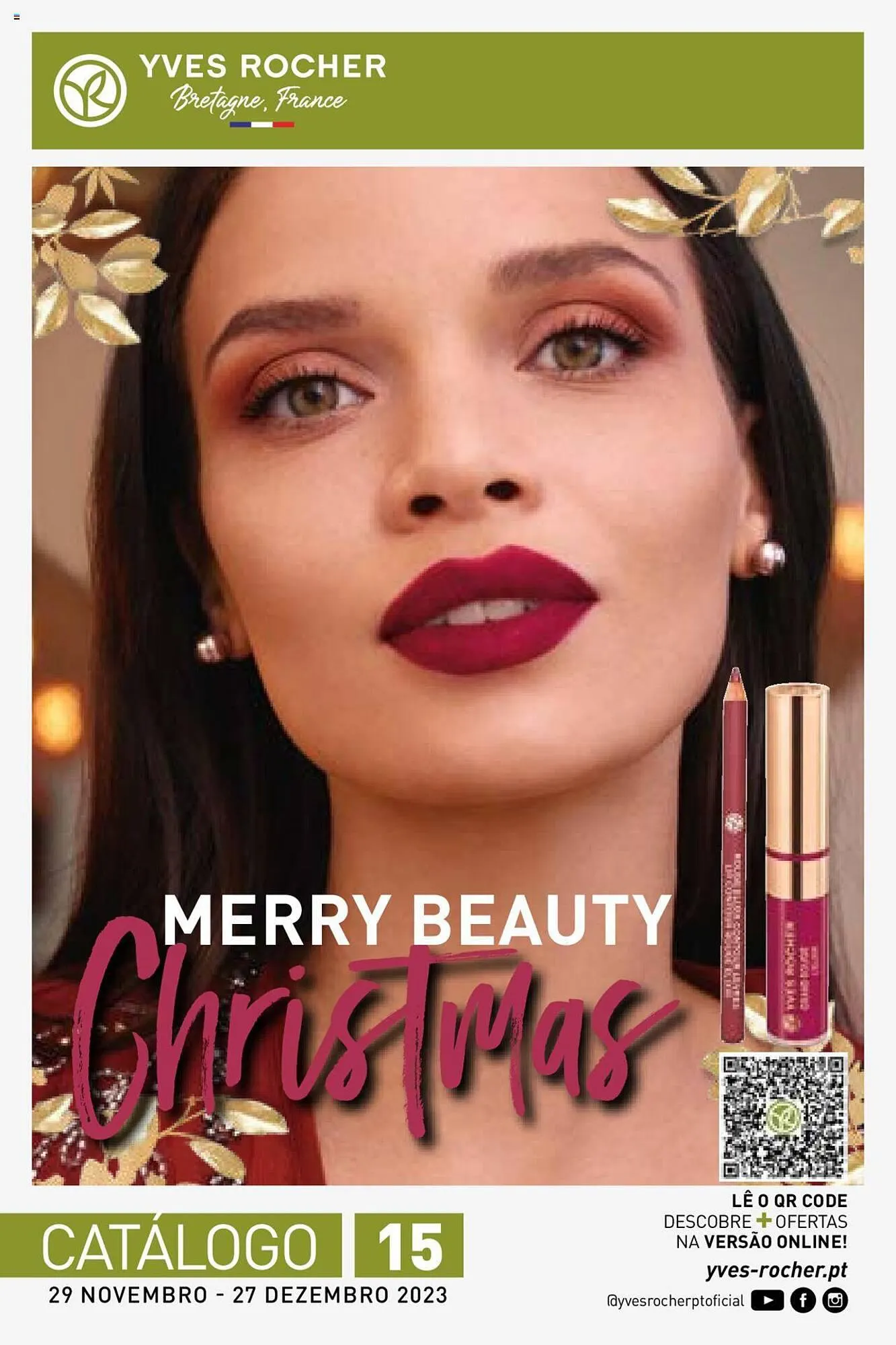 Folheto Folheto Yves Rocher de 29 de novembro até 27 de dezembro 2023 - Pagina 1