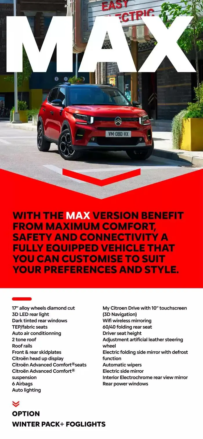 Folheto Citroen Novo ë-c3 de 18 de novembro até 18 de novembro 2025 - Pagina 13