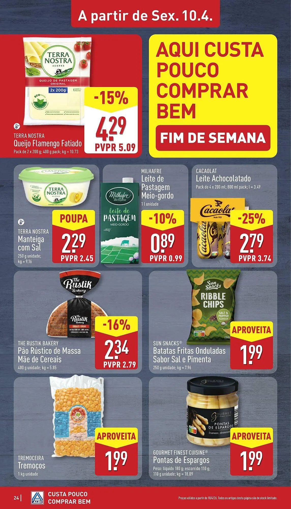 Folheto Folheto ALDI de 6 de abril até 12 de abril 2026 - Pagina 24