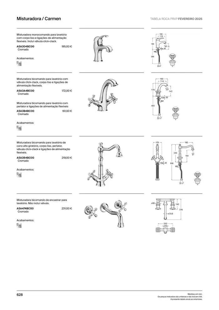 Folheto Soluções de Banho  de 6 de janeiro até 31 de dezembro 2025 - Pagina 630