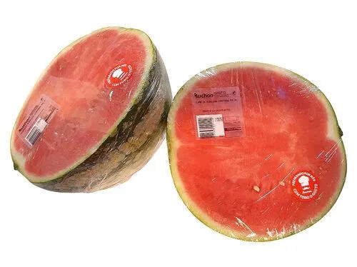 melancia riscada auchan cultivamos o bom cortada em metades kg