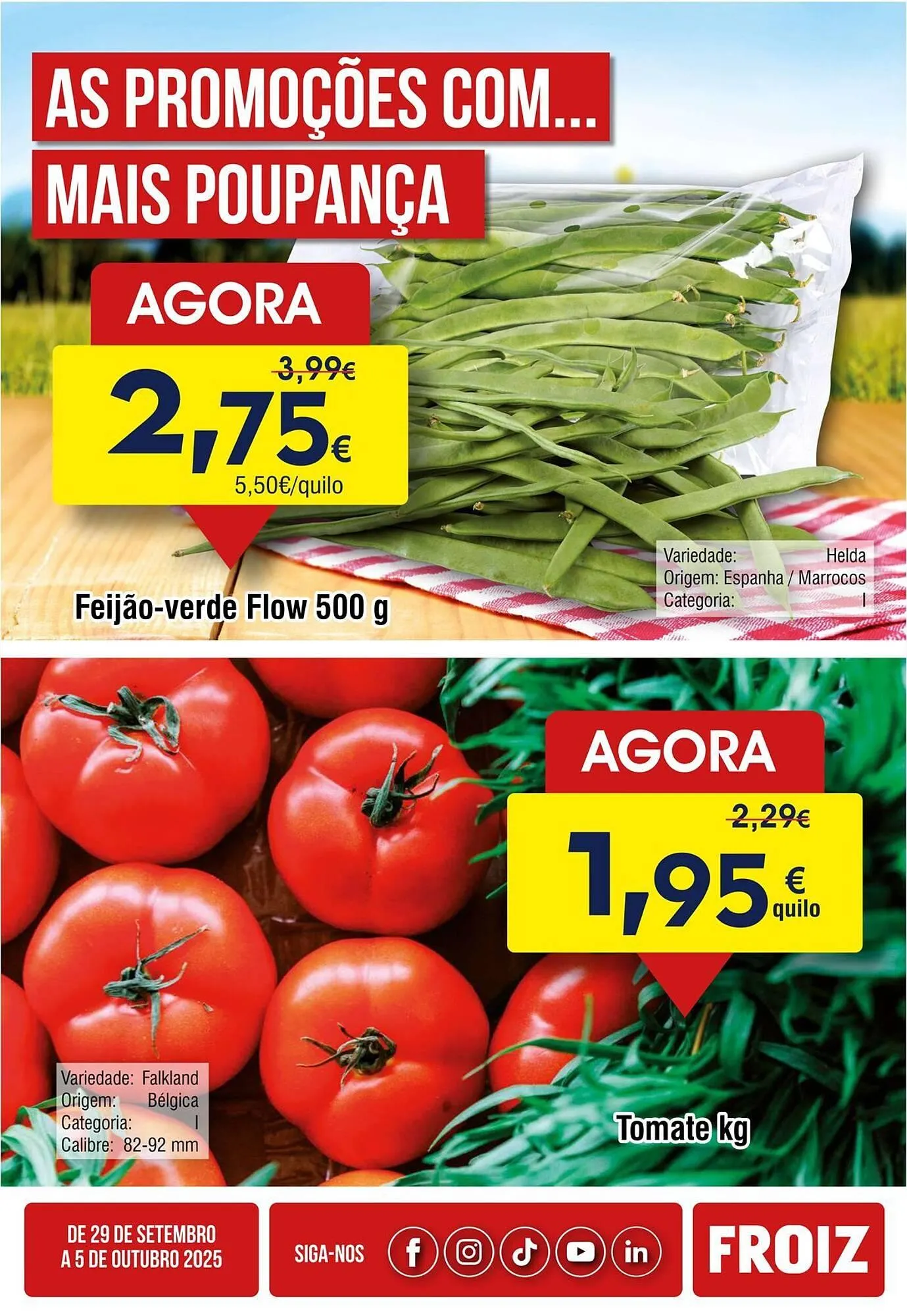 Folheto Folheto Froiz de 29 de setembro até 5 de outubro 2025 - Pagina 1