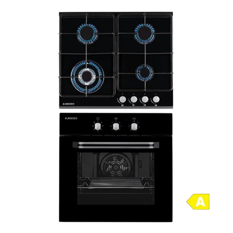 Forno Elétrico 73L + Placa Gás Jocel Preto