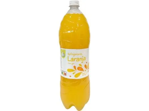 refrigerante sem gas polegar laranja 2l