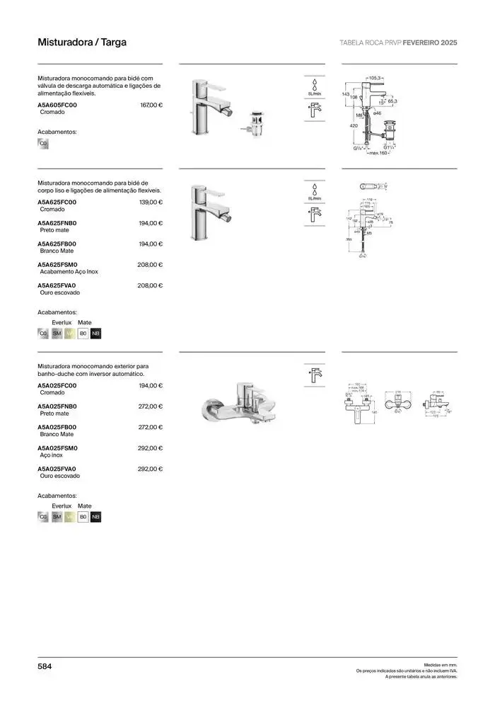 Folheto Soluções de Banho de 6 de janeiro até 31 de dezembro 2025 - Pagina 586