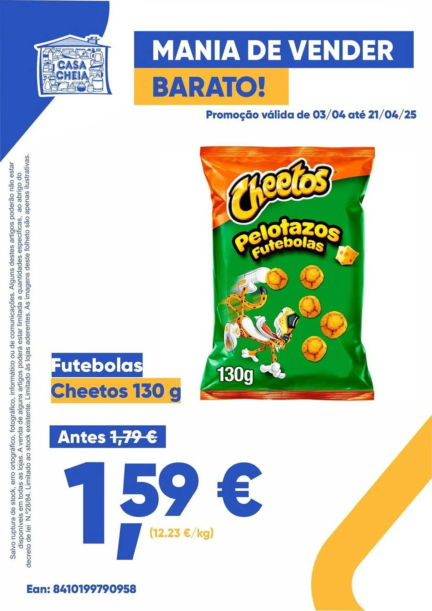 Folheto Folheto Casa Cheia de 3 de abril até 21 de abril 2025 - Pagina 1