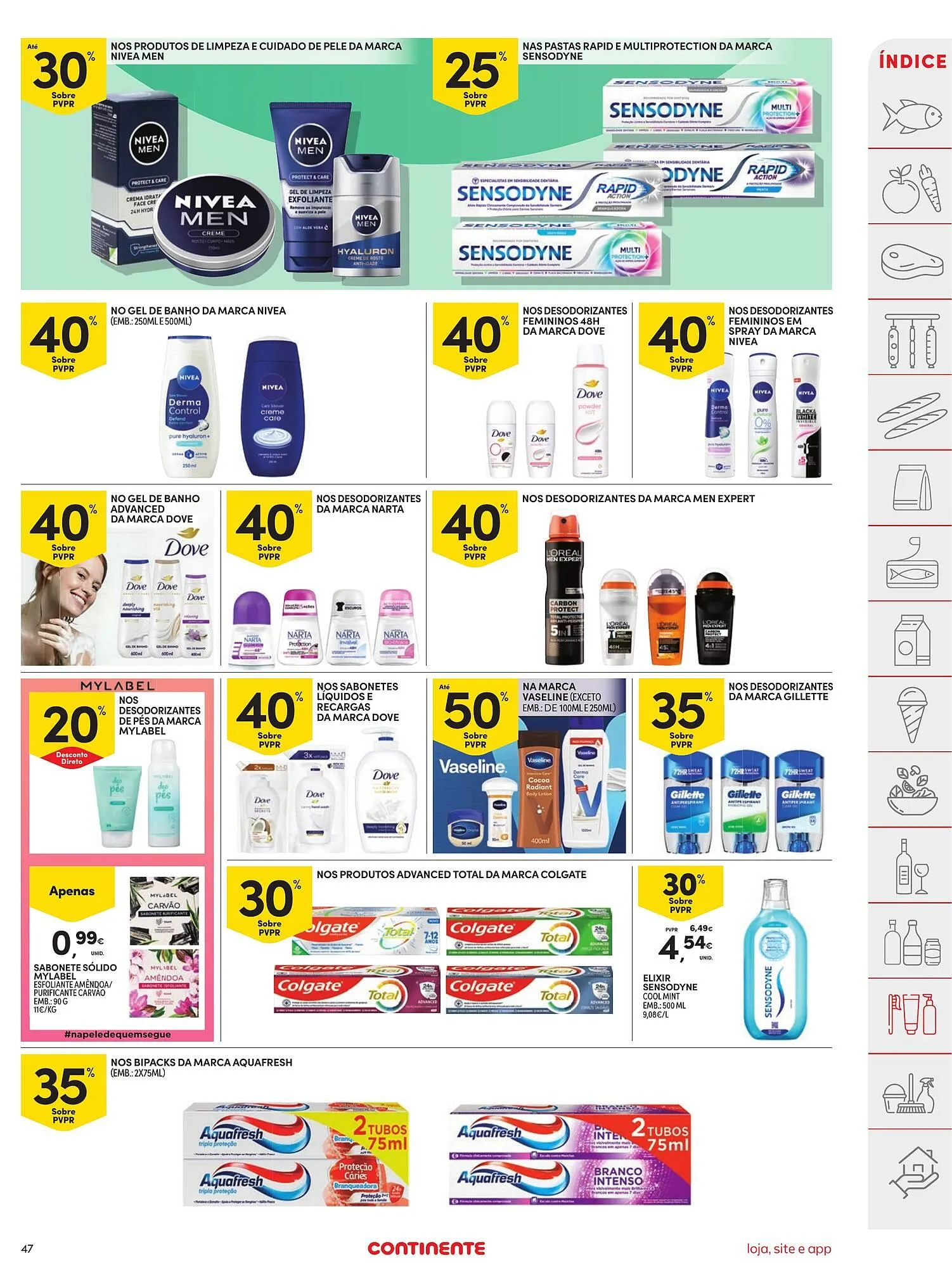 Folheto Folheto Continente de 3 de março até 9 de março 2026 - Pagina 47
