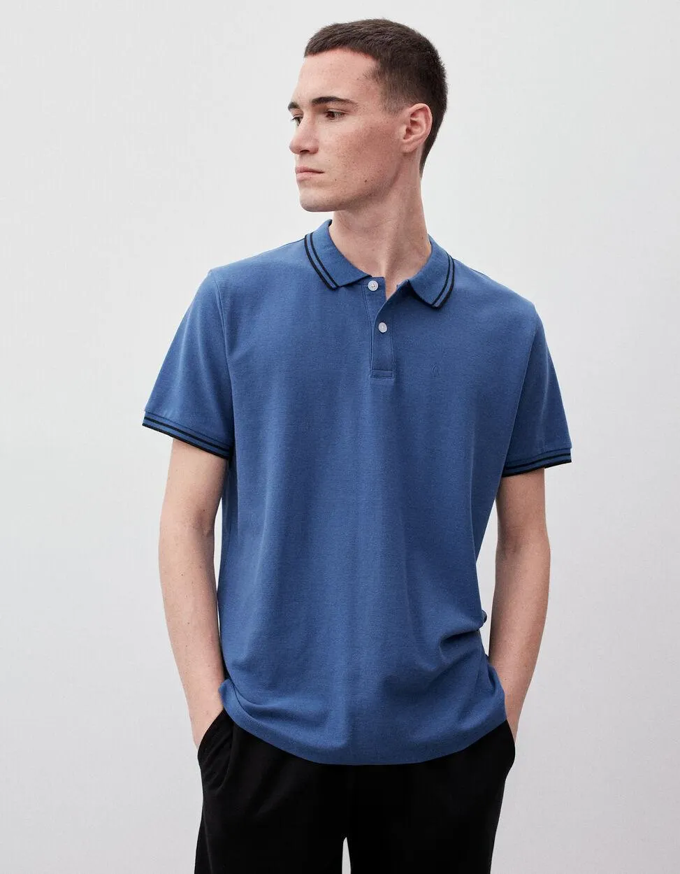 Polo de Manga Curta 'Dia do Pai', Homem, Azul Escuro