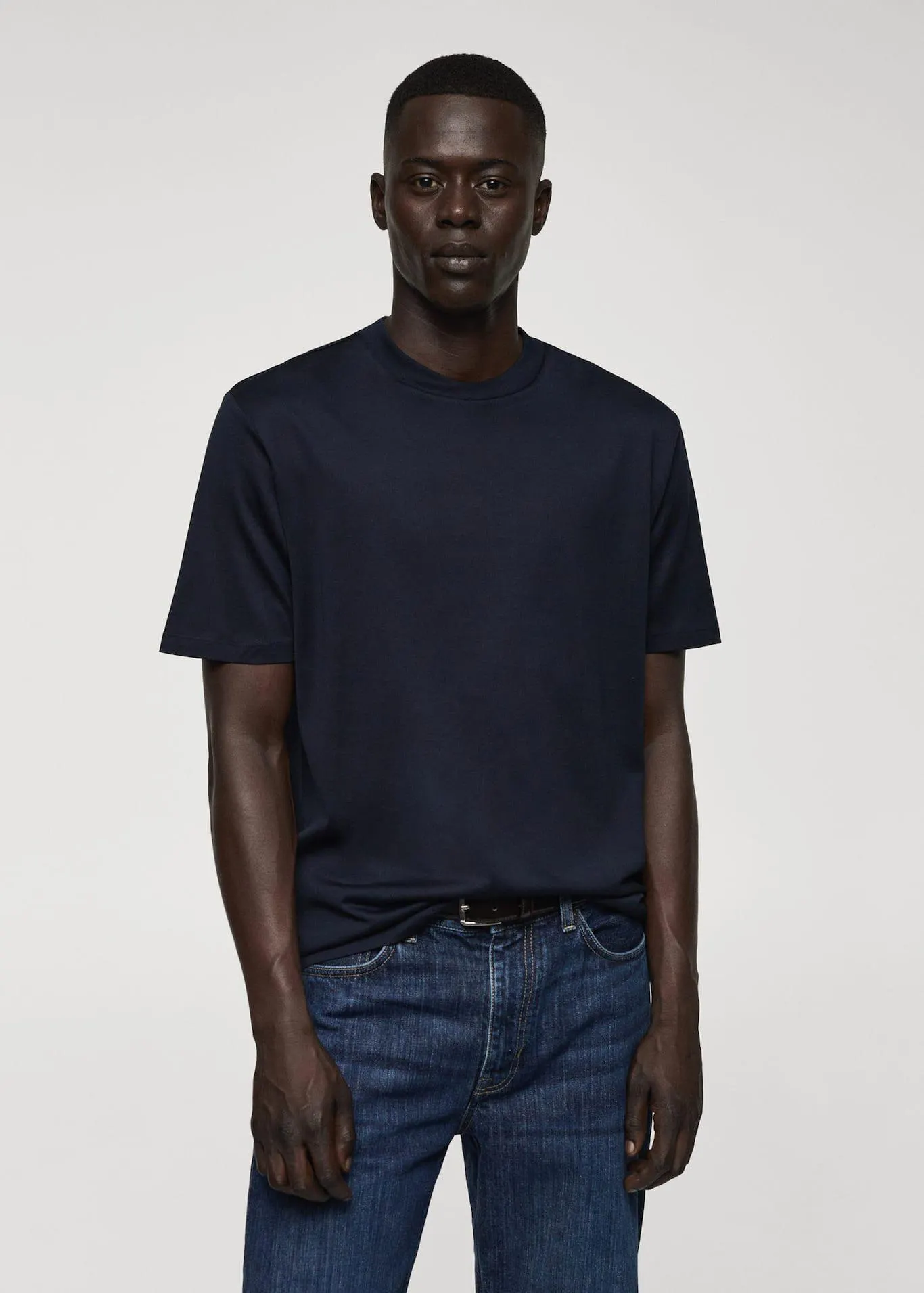 Camiseta regular fit mercerizada