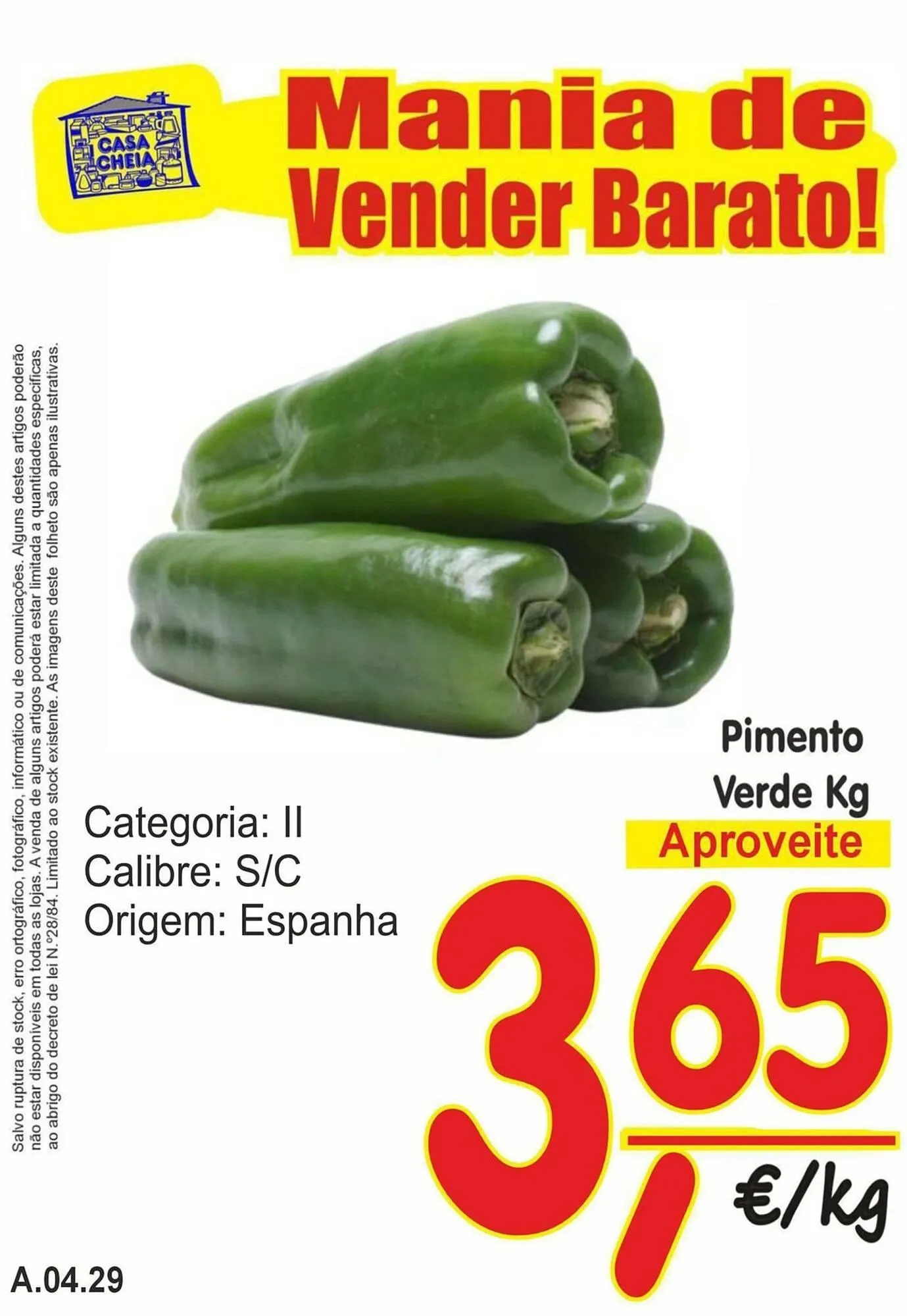 Folheto Folheto Casa Cheia de 17 de abril até 29 de abril 2026 - Pagina 1