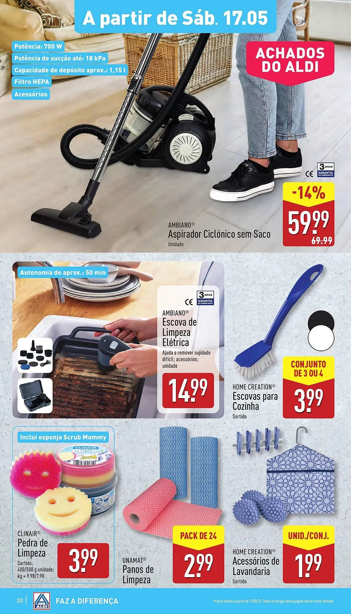 Folheto Folheto ALDI de 14 de maio até 20 de maio 2025 - Pagina 20