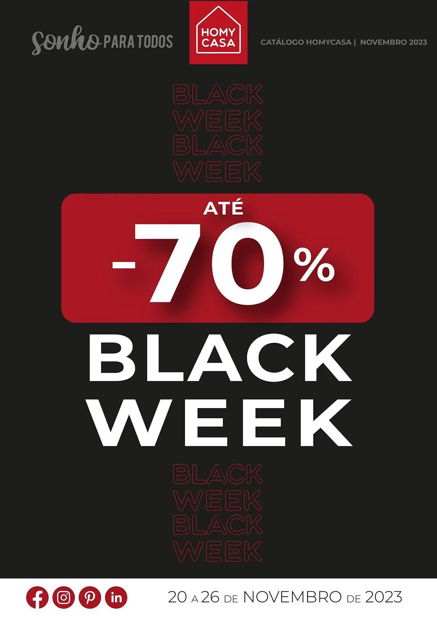 Folheto Folheto Homy Casa de 20 de novembro até 26 de novembro 2023 - Pagina 1